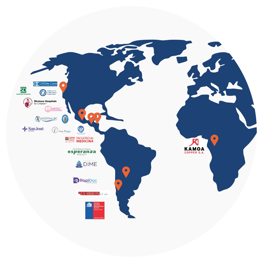 Presencia de Harmoni-Go en Latinoamérica